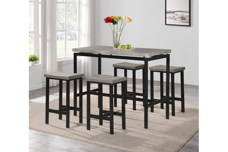 Weatherholt 5 piece best sale counter height dining set